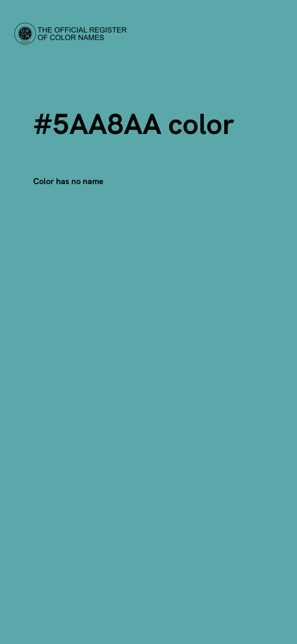#5AA8AA color image