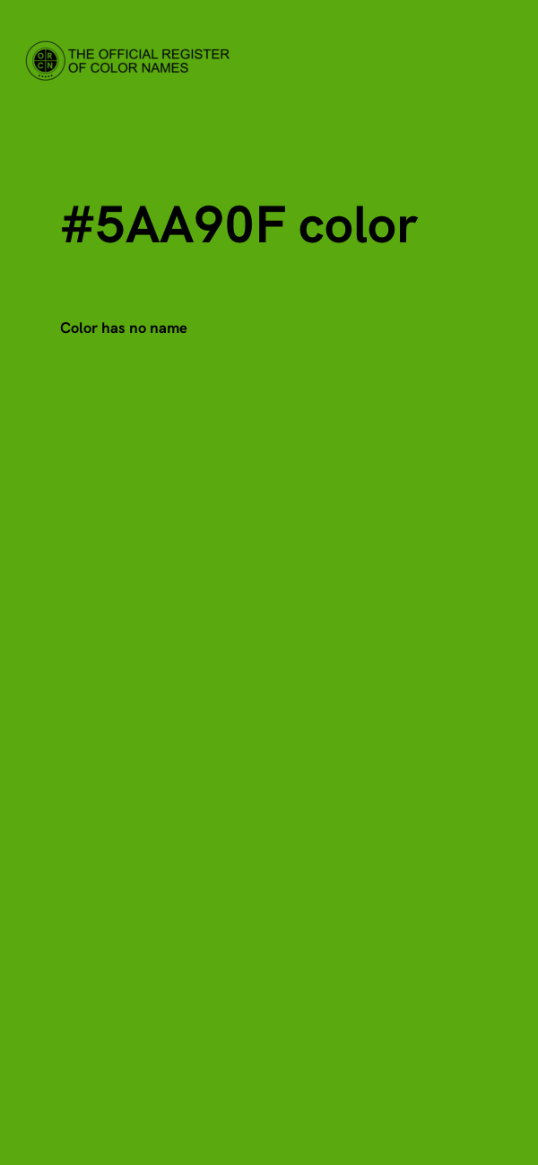 #5AA90F color image