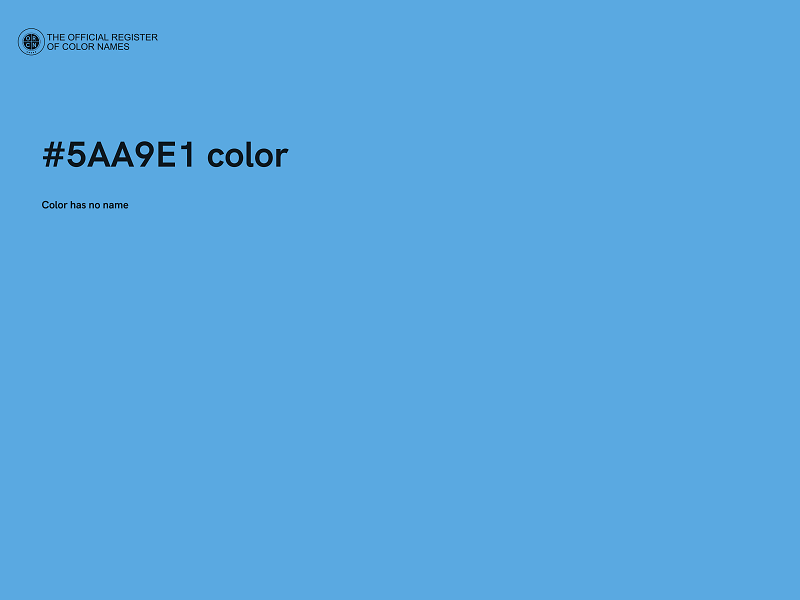 #5AA9E1 color image