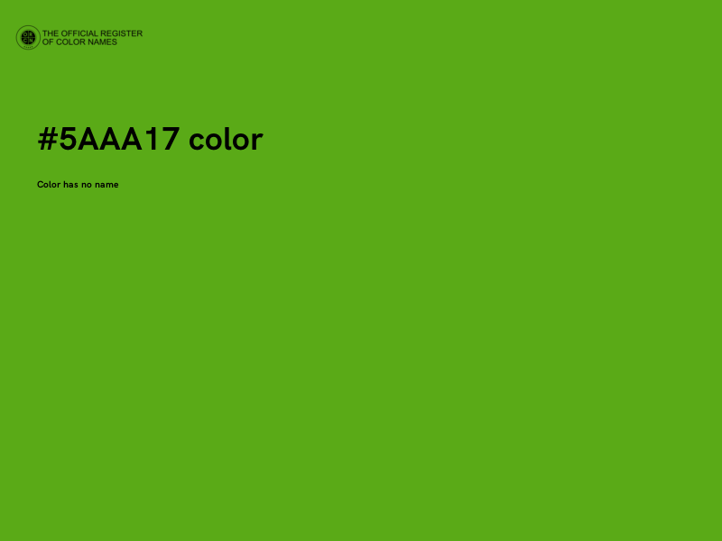 #5AAA17 color image
