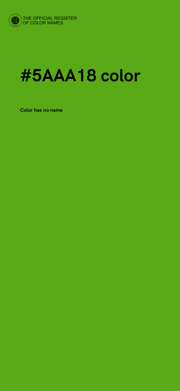 #5AAA18 color image