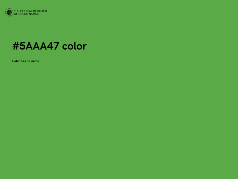 #5AAA47 color image