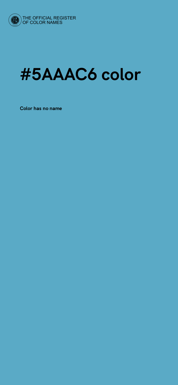 #5AAAC6 color image