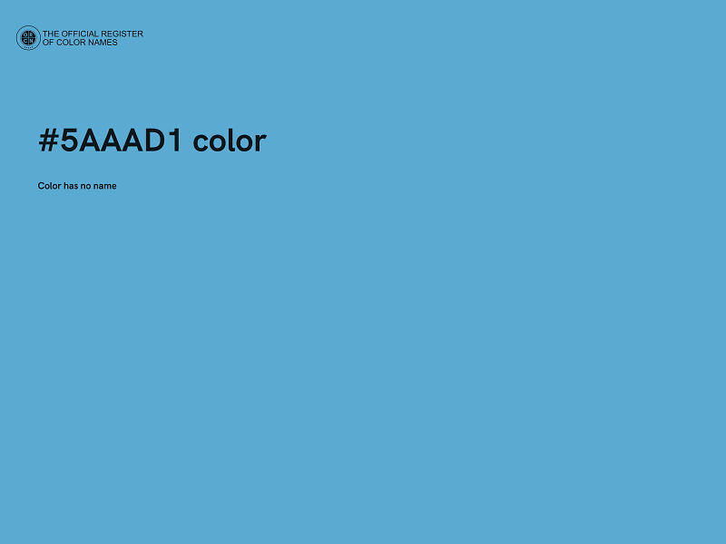 #5AAAD1 color image