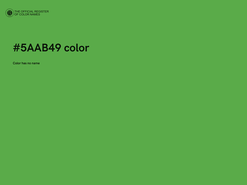 #5AAB49 color image