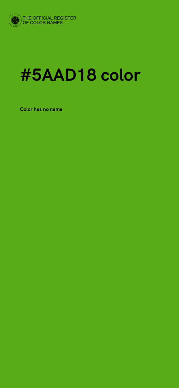 #5AAD18 color image