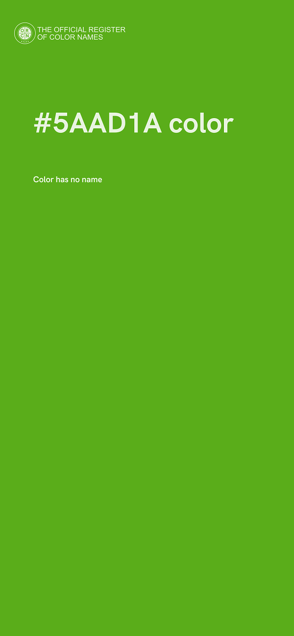 #5AAD1A color image