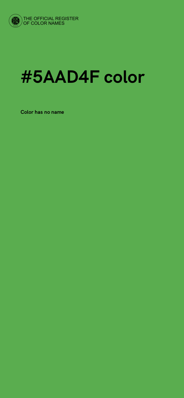 #5AAD4F color image