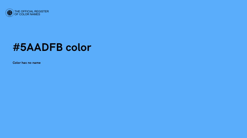 #5AADFB color image