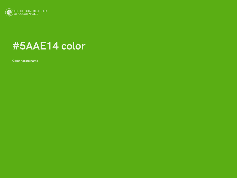 #5AAE14 color image