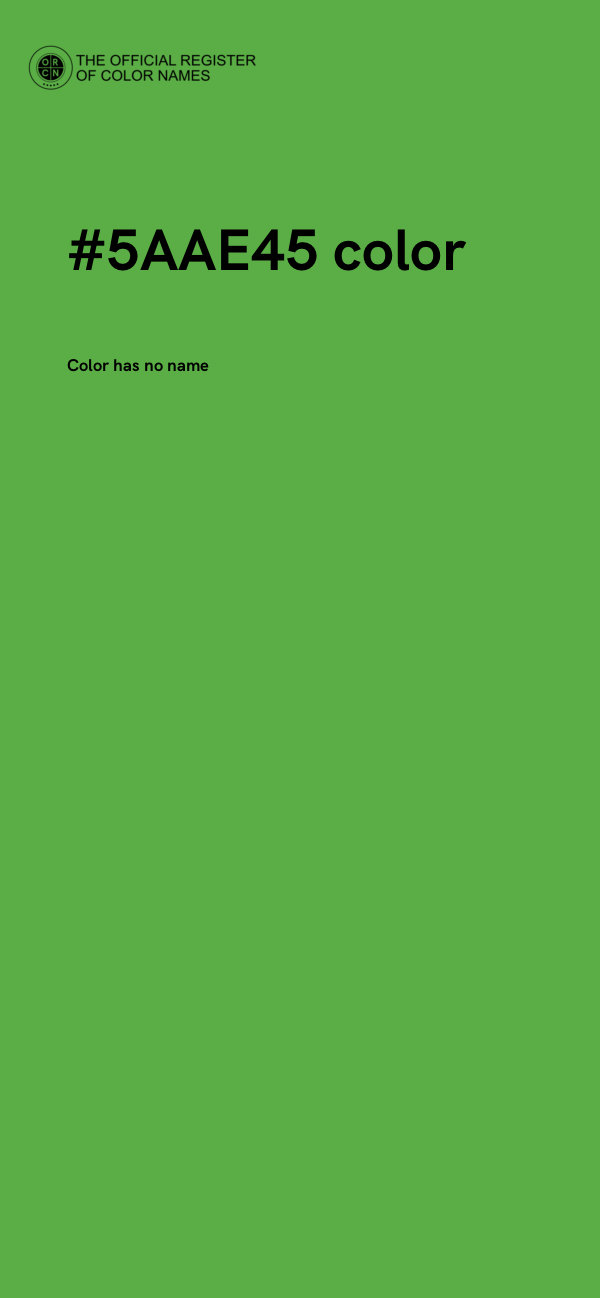 #5AAE45 color image