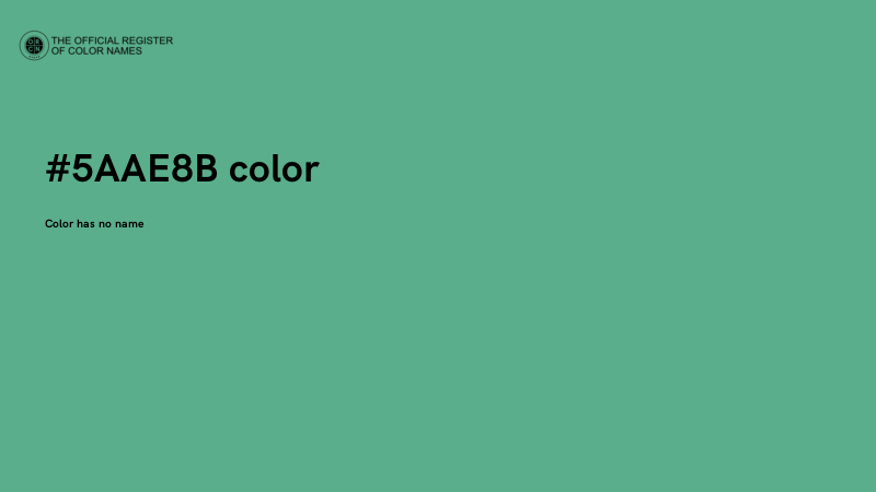 #5AAE8B color image