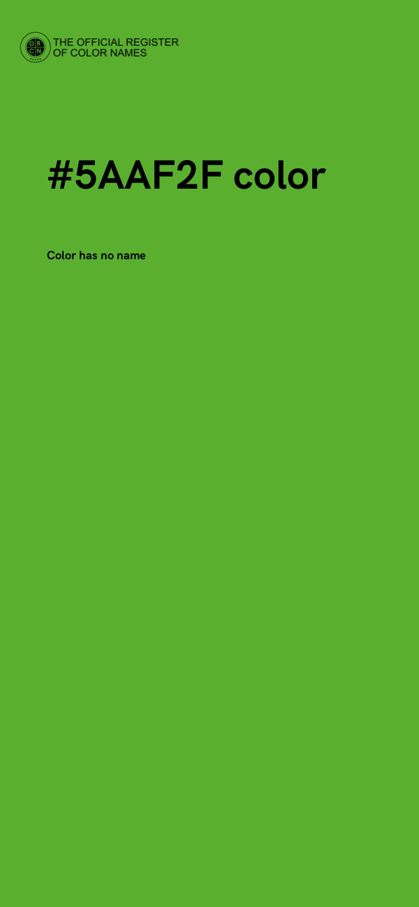 #5AAF2F color image