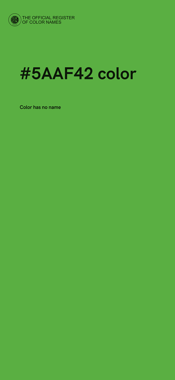 #5AAF42 color image