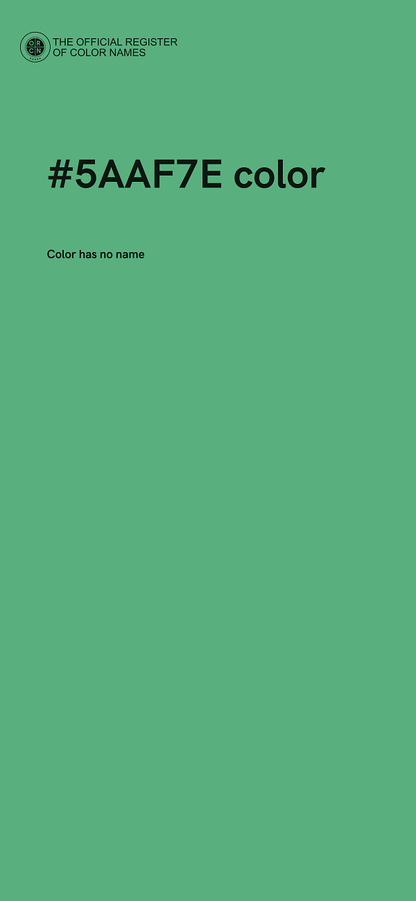 #5AAF7E color image