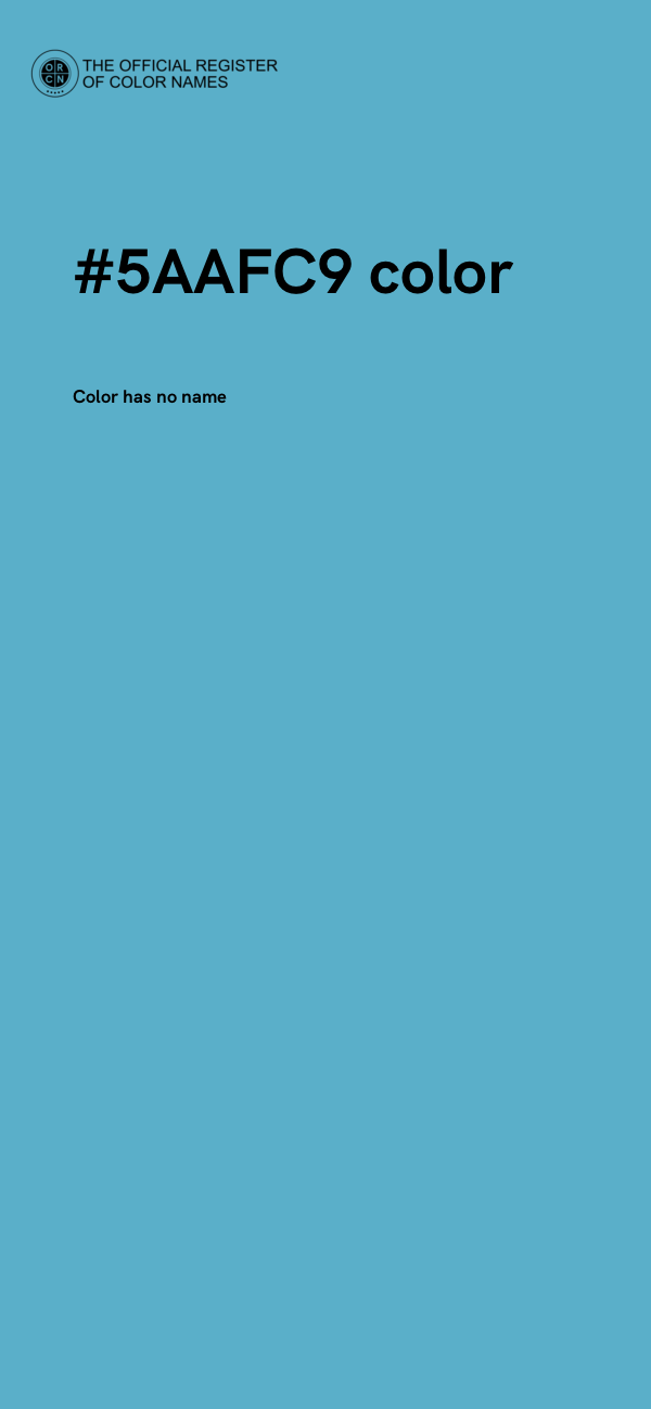 #5AAFC9 color image