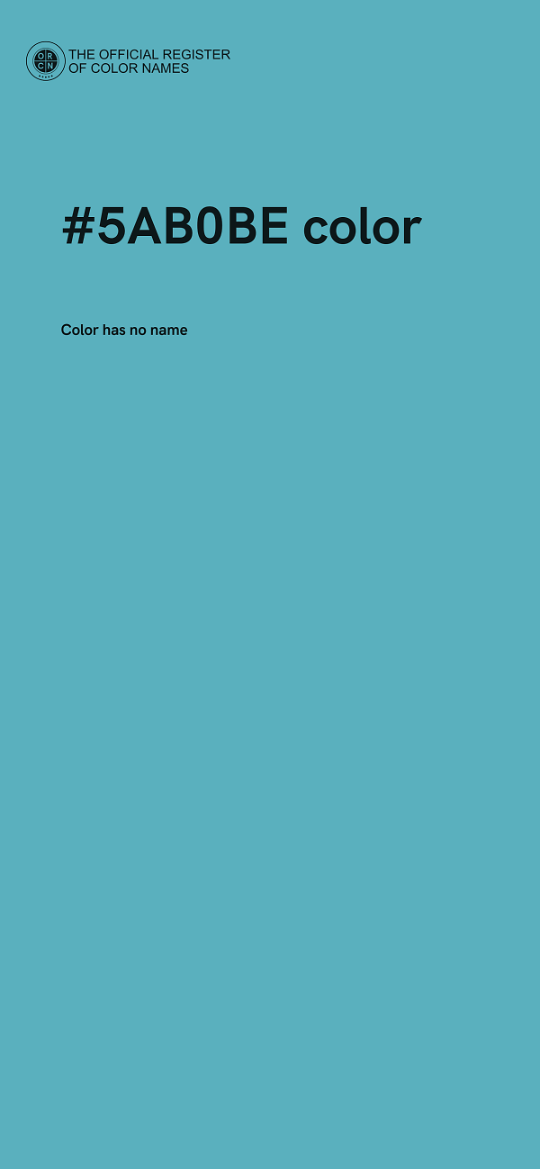#5AB0BE color image