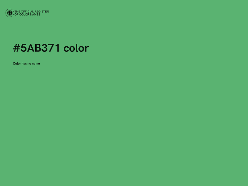 #5AB371 color image