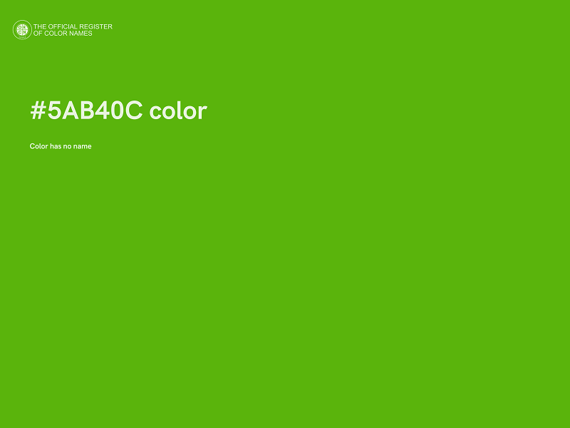 #5AB40C color image