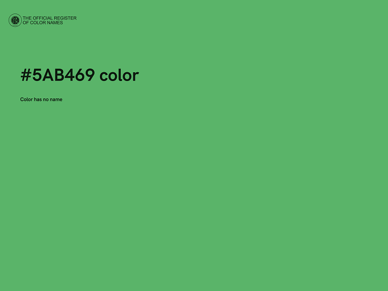#5AB469 color image