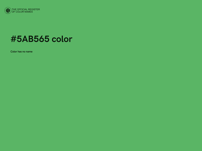 #5AB565 color image