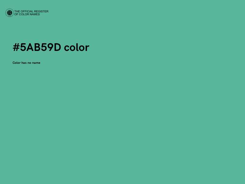 #5AB59D color image