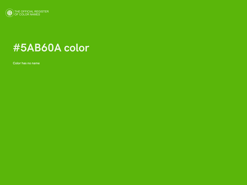 #5AB60A color image