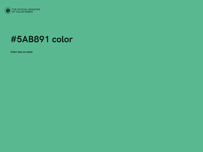 #5AB891 color image