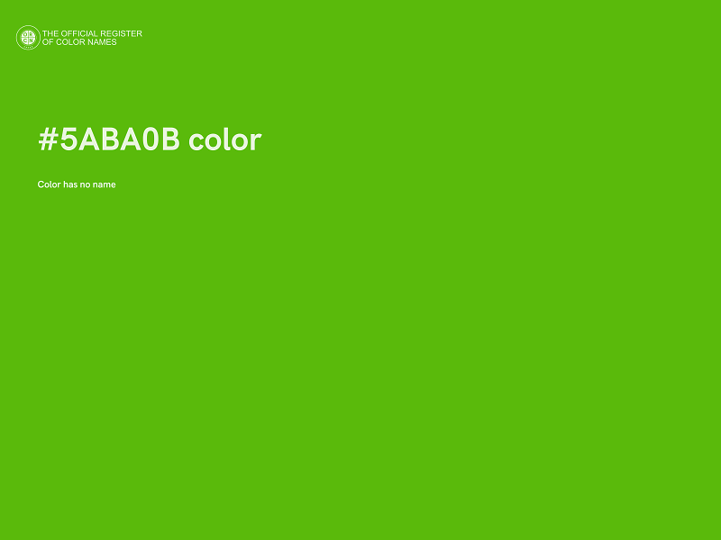 #5ABA0B color image