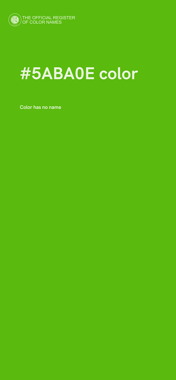 #5ABA0E color image
