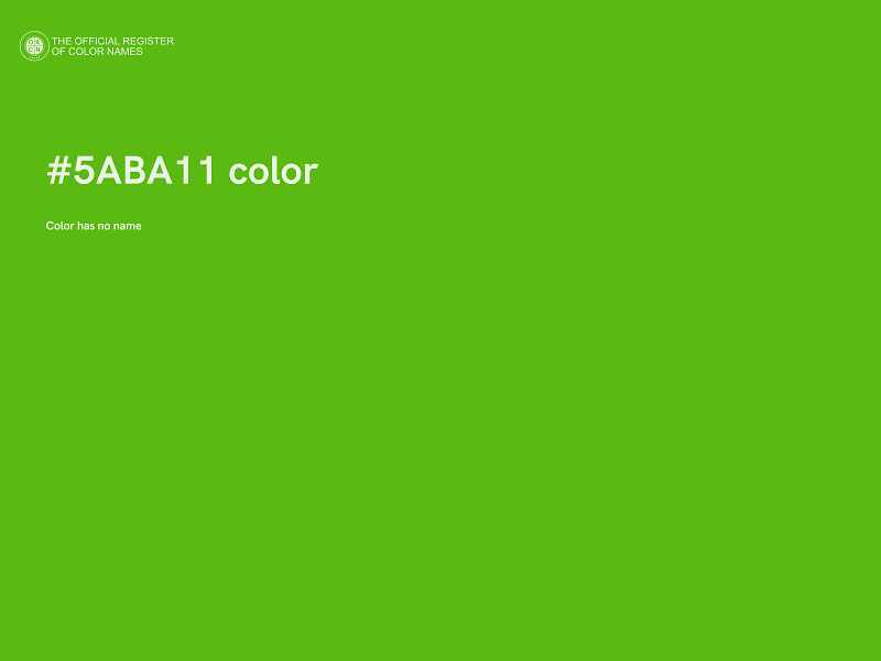 #5ABA11 color image