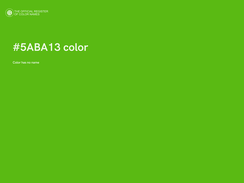 #5ABA13 color image