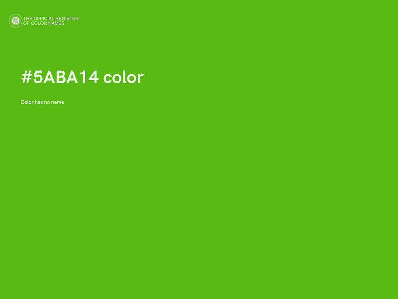 #5ABA14 color image