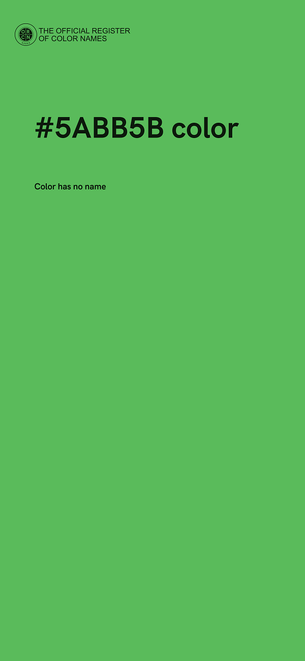 #5ABB5B color image