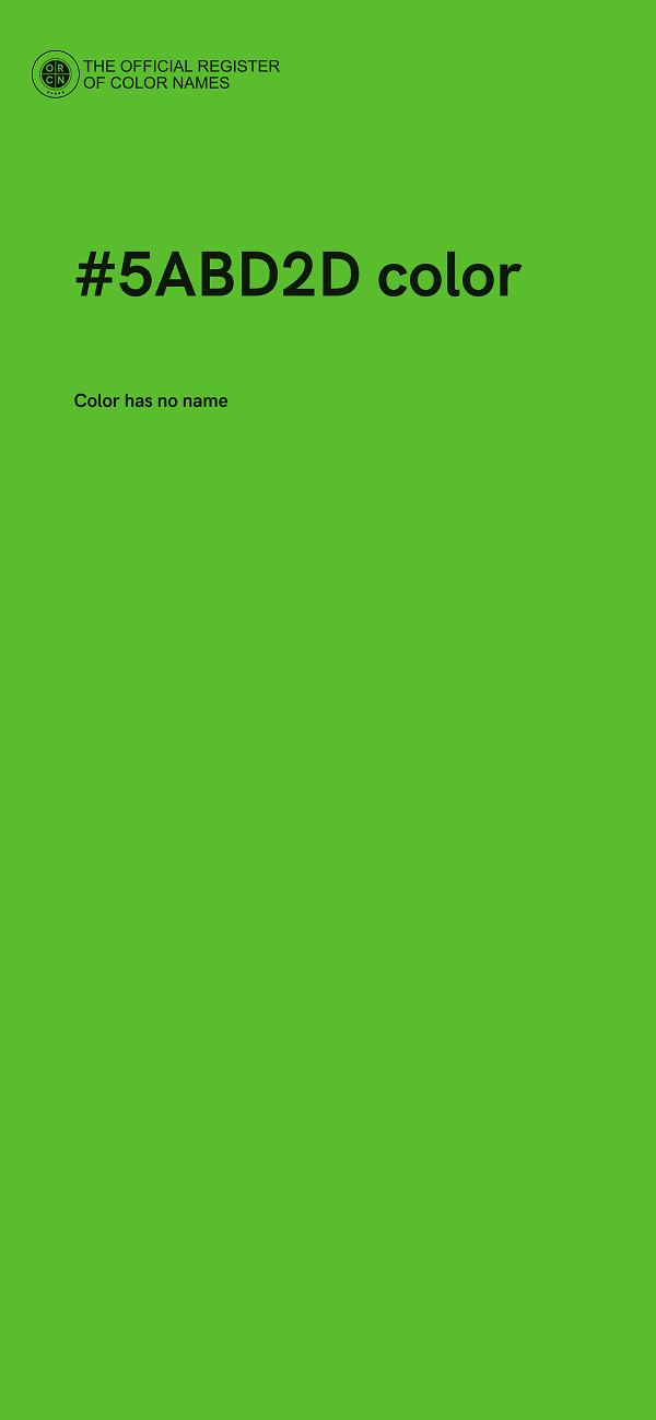 #5ABD2D color image