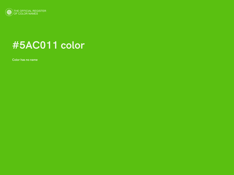 #5AC011 color image