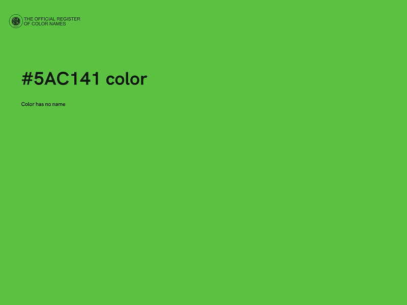 #5AC141 color image