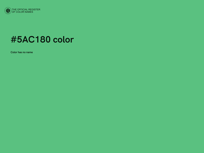 #5AC180 color image