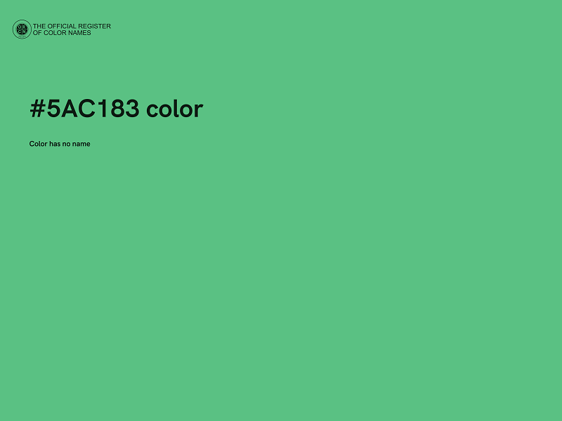 #5AC183 color image