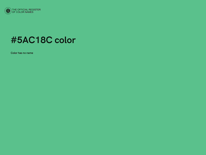 #5AC18C color image