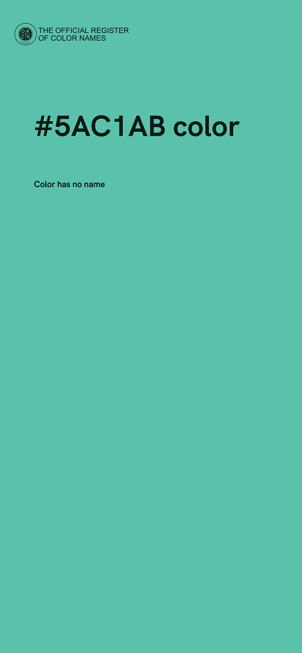 #5AC1AB color image