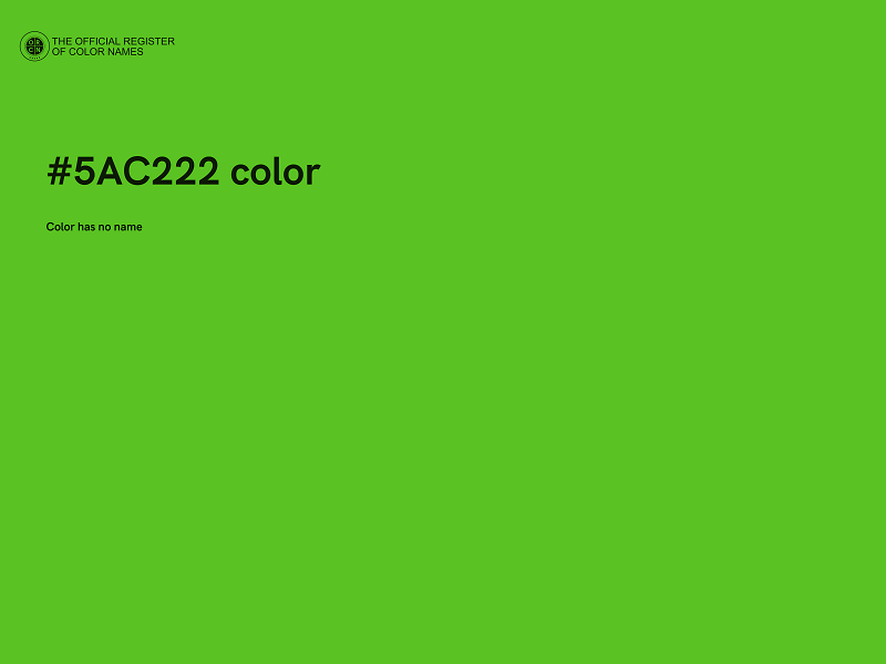 #5AC222 color image