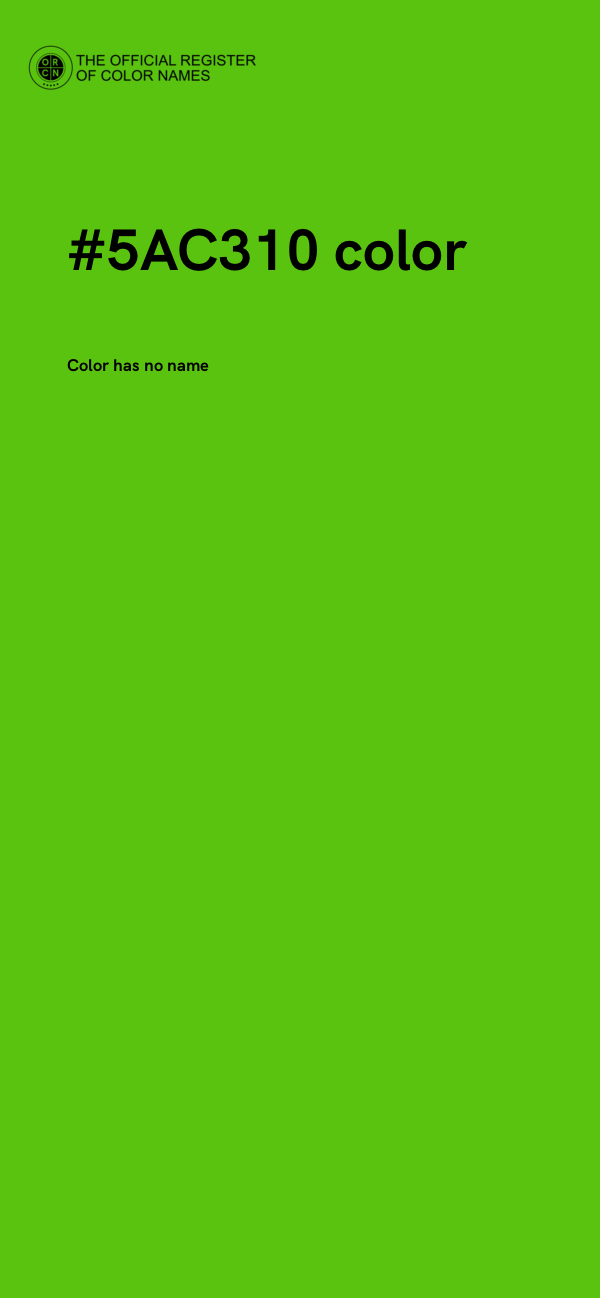 #5AC310 color image