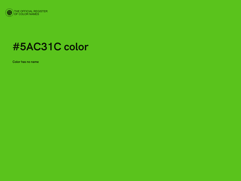 #5AC31C color image