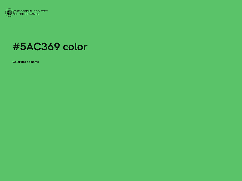 #5AC369 color image