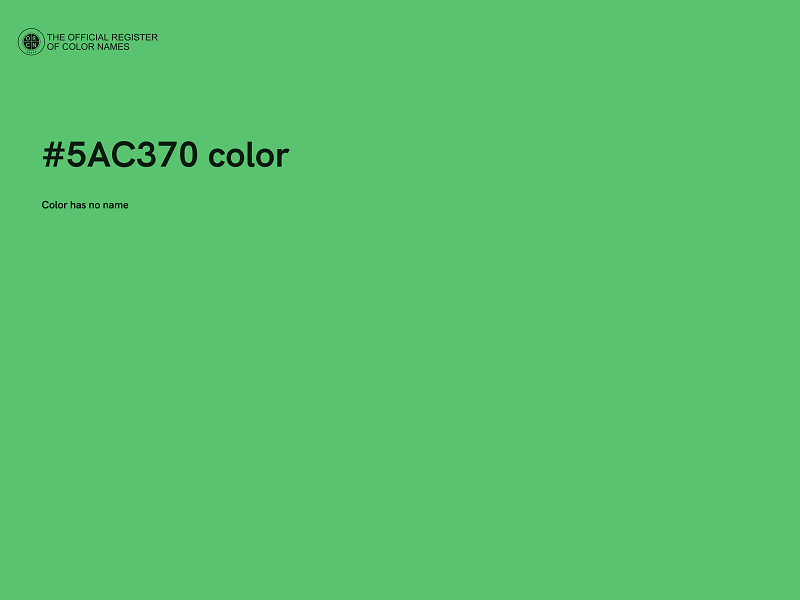 #5AC370 color image