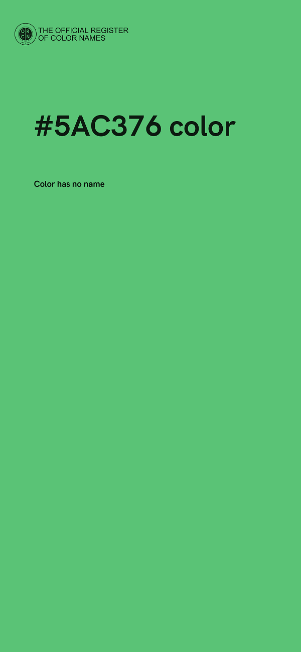 #5AC376 color image