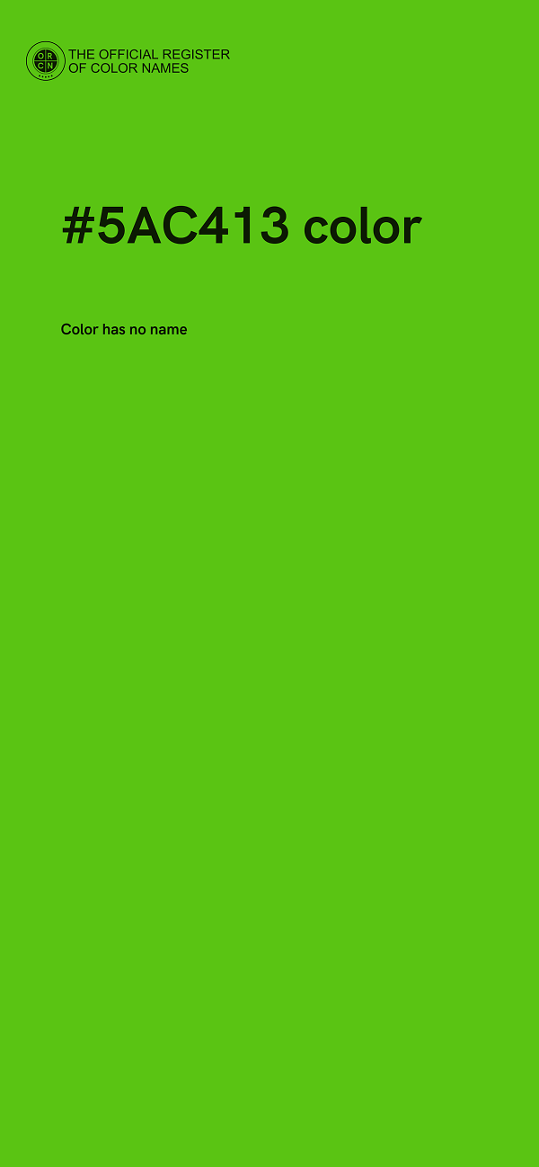 #5AC413 color image
