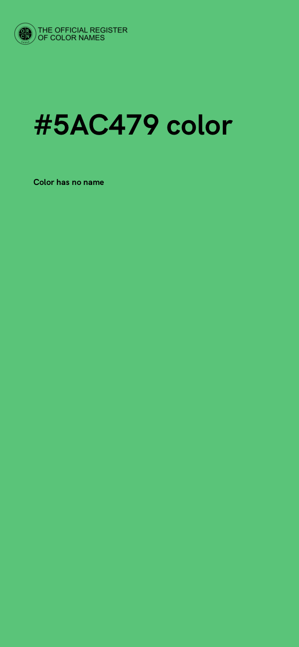 #5AC479 color image