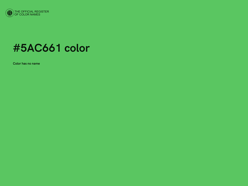 #5AC661 color image